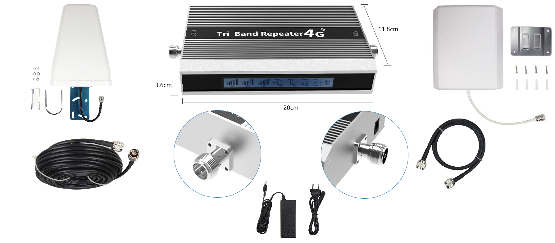 Mini Triband Full Kit With Yagi Antenna | WaveBoosters UK